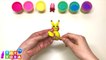 [4K] DIY Play-Doh Learn Make Pikachu ピカチュウ Pokemon Pokémon Go Toy Soda