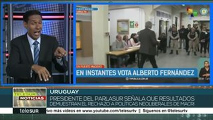 Reacciones en Uruguay tras victoria del Frente de Todos en Argentina