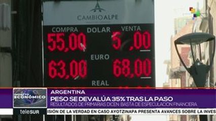 Download Video: Elecciones PASO: argentinos dicen 'basta' a la especulación financiera