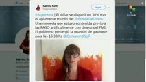 Argentina: El dólar se dispara un 30% tras triunfo de Frente de Todos