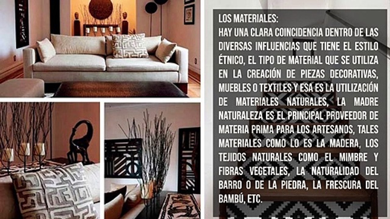 Construcciones Yamaro: estilo étnico para decoraciones de interiores