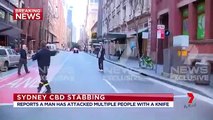 Un grupo de ciudadanos reduce a un hombre que había apuñalado a dos mujeres en Sídney