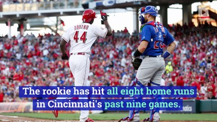 Aristides Aquino Sets New Rookie Home Run Record