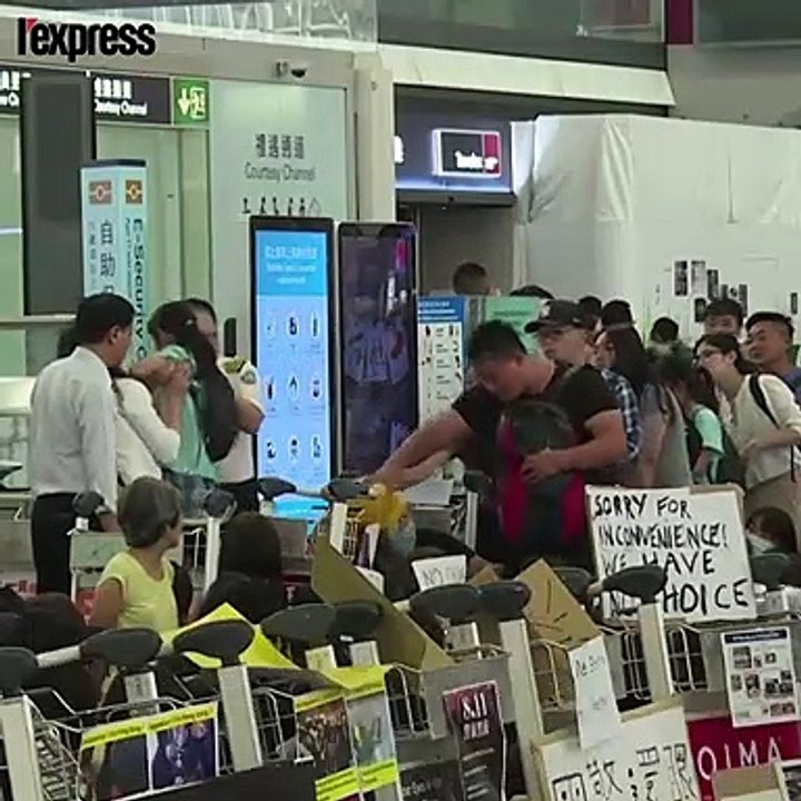 Hong Kong : chaos à l'aéroport