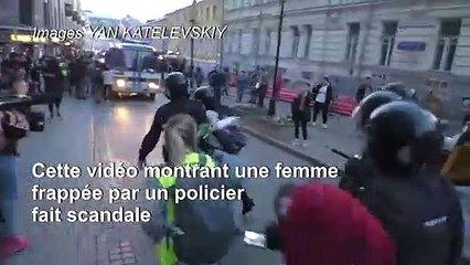 Manifestation à Moscou: jeune femme frappée par un policier, une enquête est ouverte