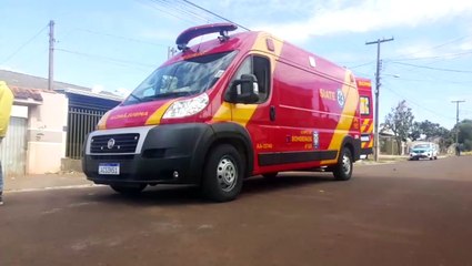 Moto e bicicleta colidem no Bairro Brasmadeira