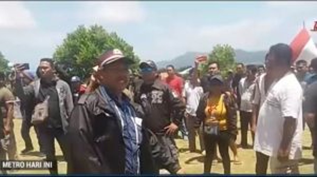 Demo Tuntut Bupati Talaud Terpilih Segera Dilantik