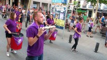 Batucada por la Igualdad en las Fiestas de Leganés 2019