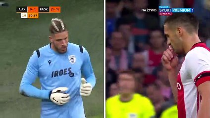 Alexandros Paschalakis (PAOK) PENALTY save vs. Ajax - 13082019