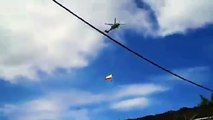 Dos soldados colombianos mueren al caer desde un helicóptero durante un desfile