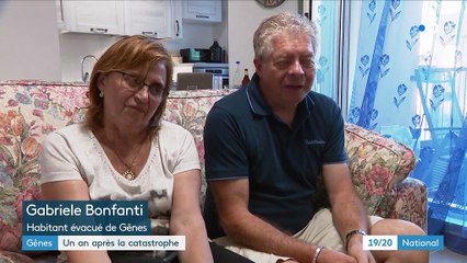 Italie : retour à Gênes, un après l'effondrement du pont