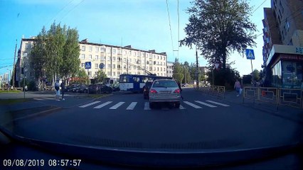 Using a Car to Cross the Street