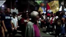 Manifestantes se encontram na Avenida Desembargador Santos Neves