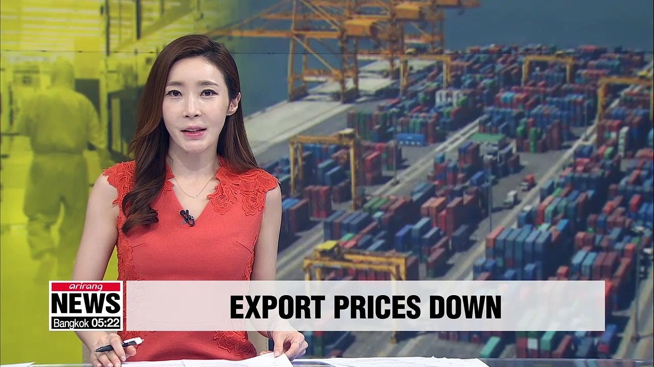 S. Korea's export prices go down, import prices go up in July