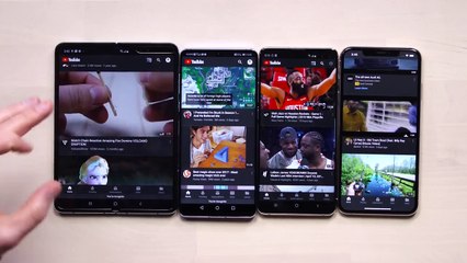 Samsung Galaxy Fold vs Flagship Smartphones
