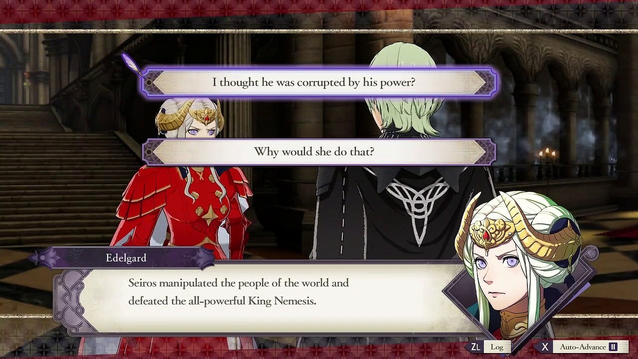 Fire Emblem Three Houses - Chapter 14: Edelgard Talks About Claude's Relic Failnaught Cutscene 2019