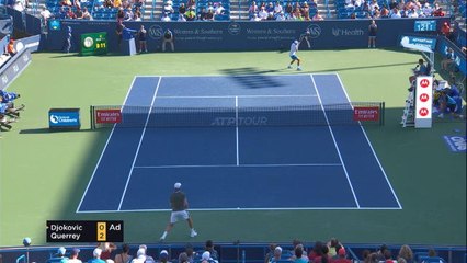 Djokovic downs Querrey in Cincy return