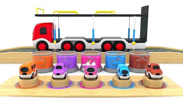Colors for Children to Learn with Toy Street Vehicles - Educational Videos - Toy Cars for KIDS
