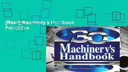 [Read] Machinery s Handbook  For Online