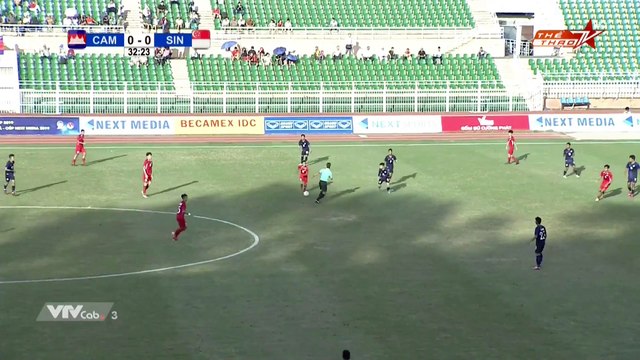 Live | U18 Cambodia - U18 Singapore | AFF U18 Next Media Cup 2019 | VFF Channel