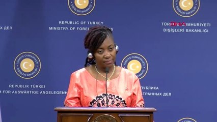 Ankara Dışişleri Bakanı Çavuşoğlu Sierra Leone mevkidaşı Nabeela Tunis ile ortak basın toplantısı...