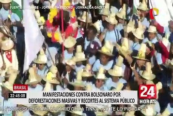 Brasil: miles marchan contra Bolsonaro por deforestación masiva