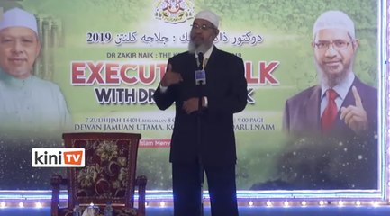 Zakir Naik dakwa kenyataan disalah petik? Ini videonya