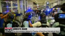 Hong Kong International Airport resumes flights after 2 days of mass disruption