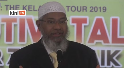 Suruh ‘tetamu lama’ Cina balik dulu - Zakir Naik