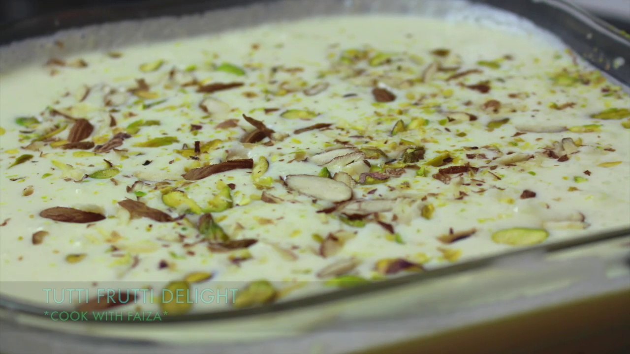TUTTI FRUTTI DELIGHT *COOK WITH FAIZA*