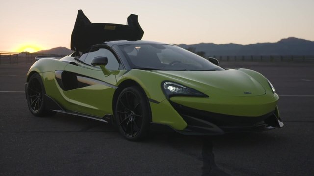 McLaren 600LT Spider Design in Lime Green