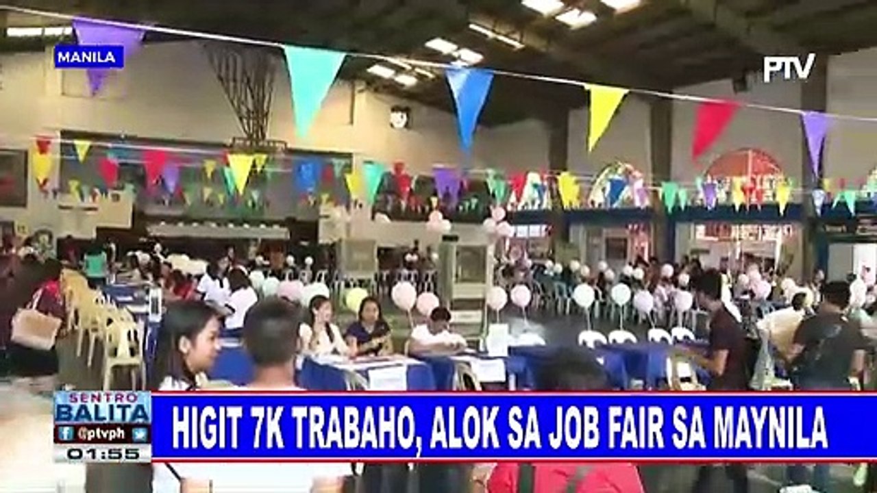 Higit 7-K trabaho, alok sa job fair sa Maynila