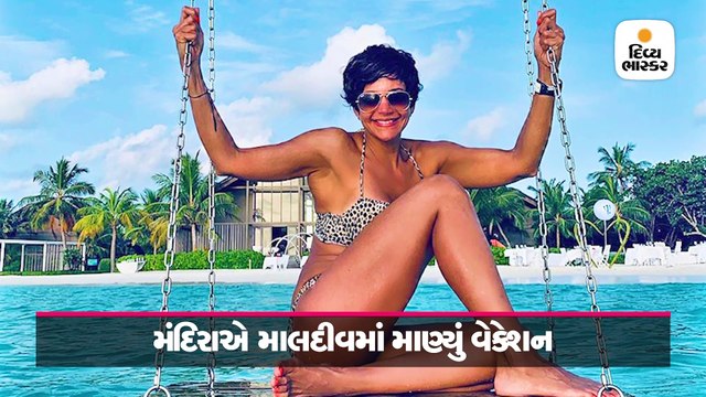 માલદીવમાં મંદીરાનો બિકિની લૂક, આ ‘જલપરી’ પરથી નજર નહીં હટે