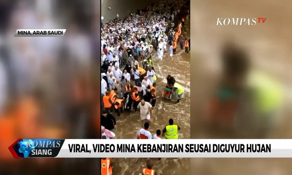Viral! Video Mina Kebanjiran Seusai Diguyur Hujan, Ini yang Sebenarnya Terjadi …