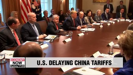 下载视频: Trump delays new tariffs on some Chinese imports, including cellphones, to mid-December