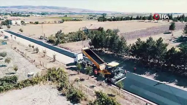 Ankara Büyükşehir Belediyesi'nden köy yollarına asfalt