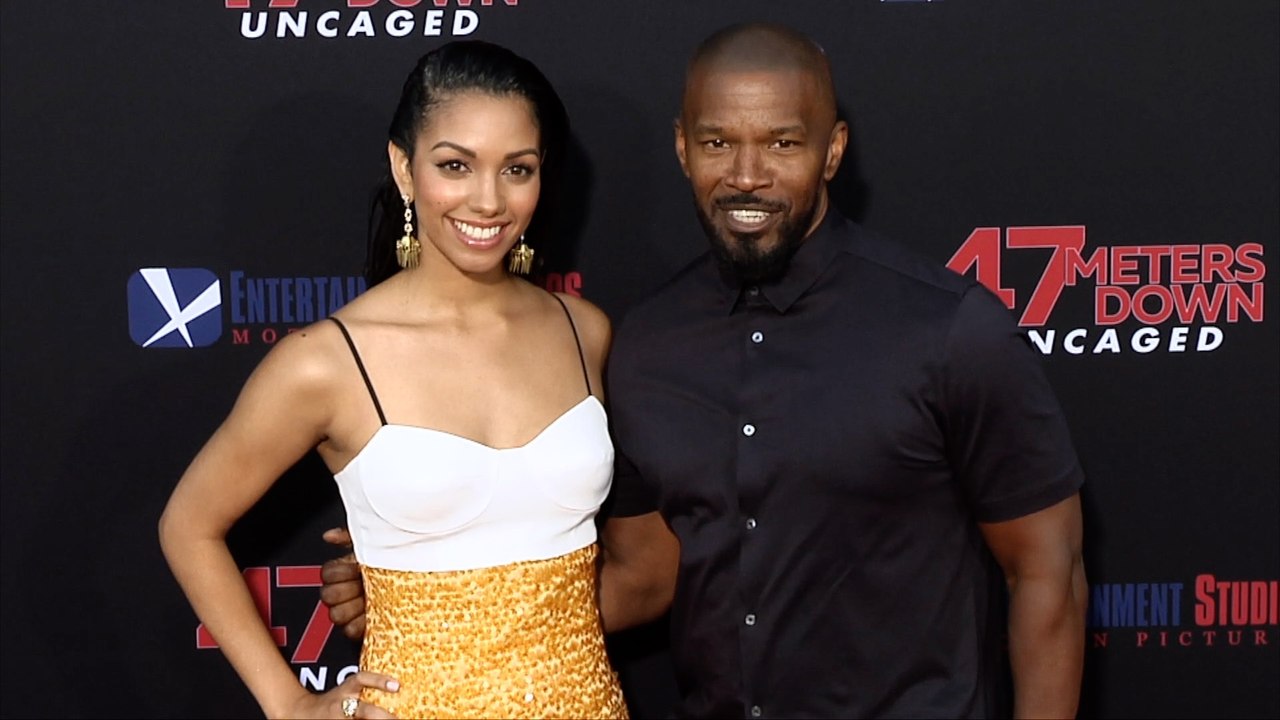 Corinne Foxx and Jamie Foxx "47 Meters Down: Uncaged" Premiere Red Carpet