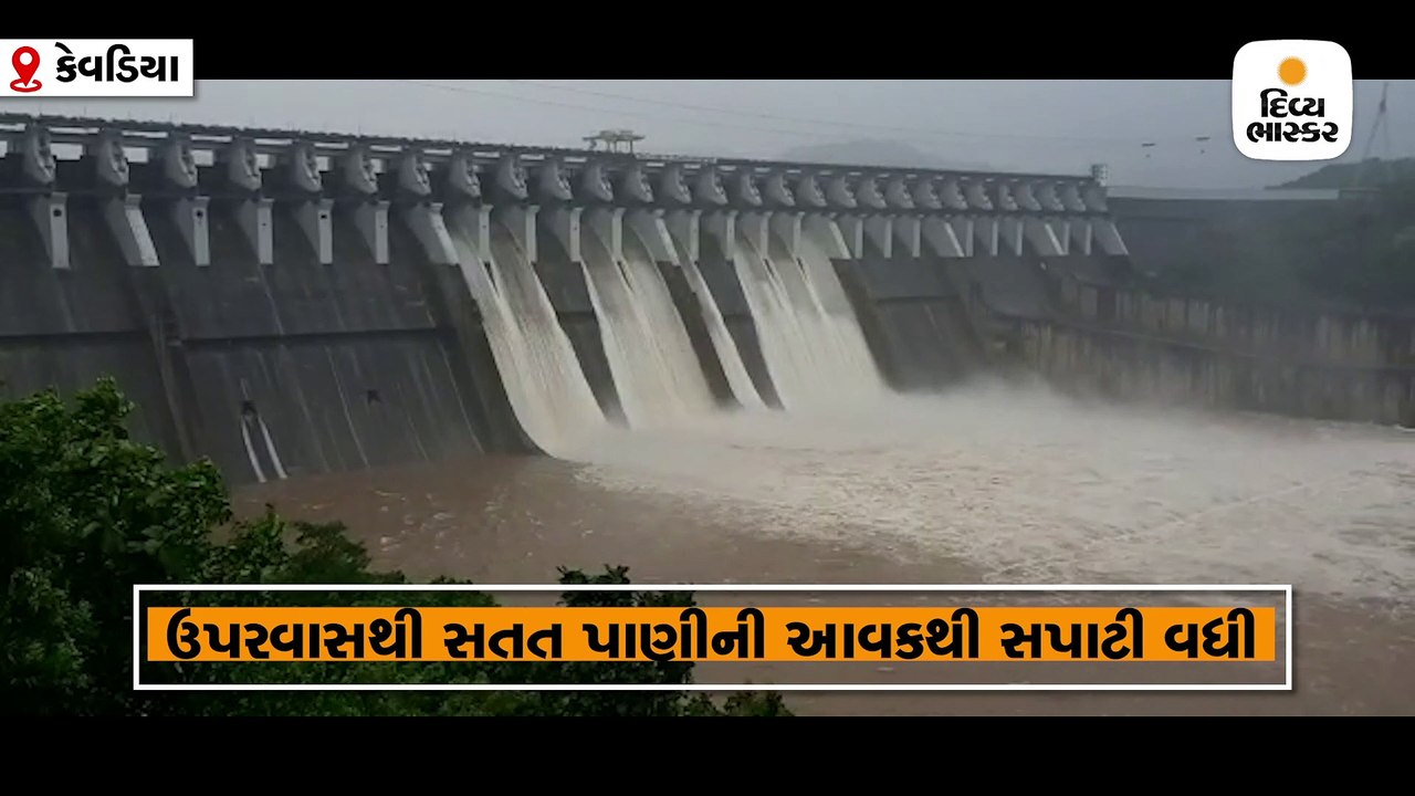 નર્મદા ડેમની સપાટી 132.02 મીટરે પહોંચી, ડેમના 7...