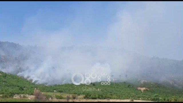 RTV Ora – Zjarr i madh në Kolonjë, shumë pranë banesave