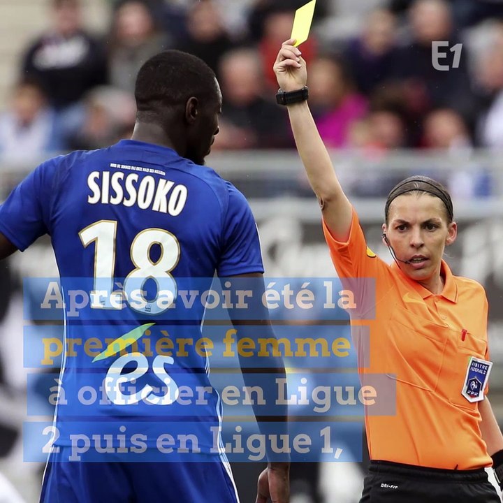 Encore une première pour Stéphanie Frappart, l'arbitre française de foot