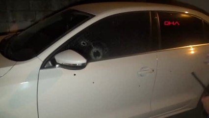 ADIYAMAN Park halindeki otomobili kurşunladılar