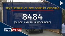 Text hotline vs. korupsyon, inilunsad ng BOC