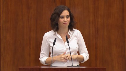 Ayuso denuncia ser víctima de la "campaña más machista"