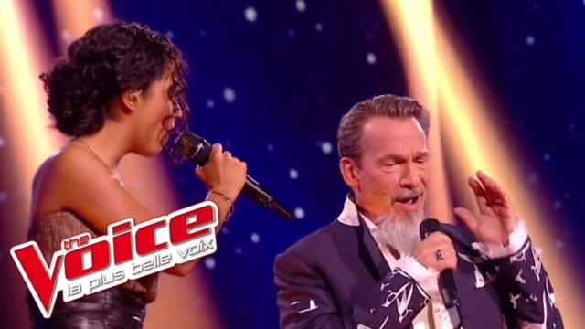 J'oublierai ton nom - Johnny Hallyday | Lucie et Florent Pagny | The Voice France 2017 | Live