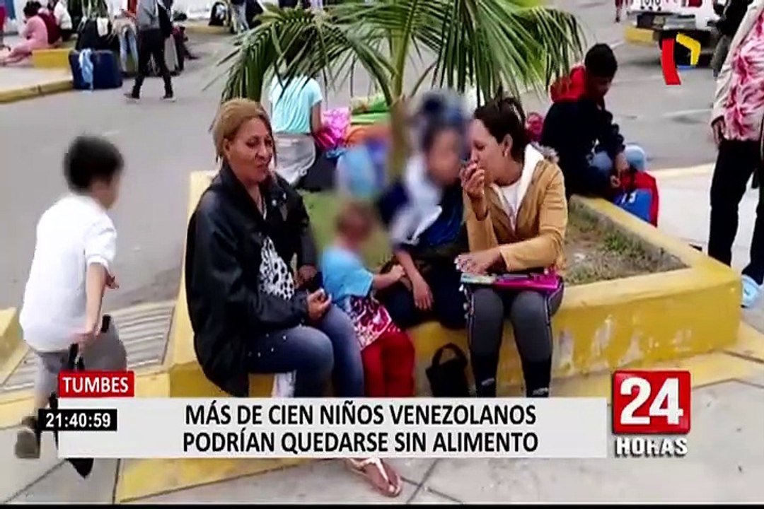 Tumbes: más de 100 niños venezolanos duermen en la frontera