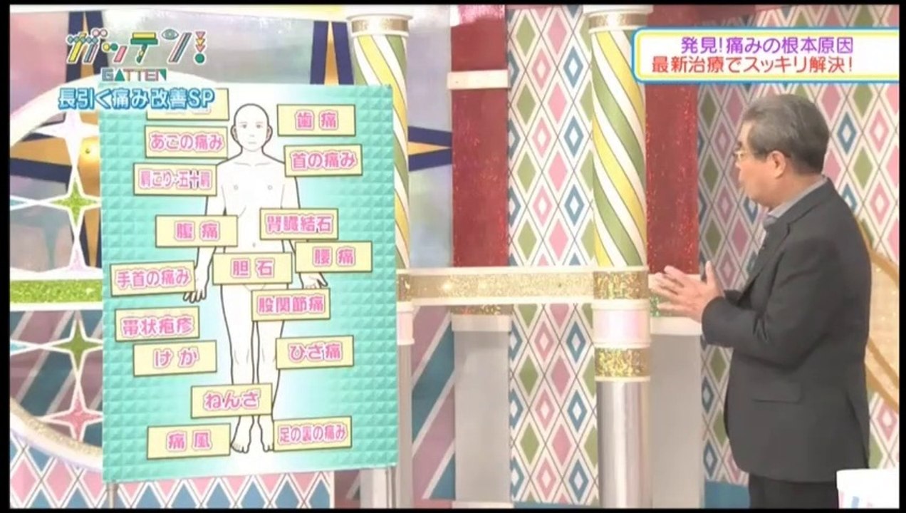 ガッテン「痛みを脳で克服慢性痛治療革命」5月9日 180509