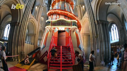 Sacred Slide? Historic Cathedral Installs Slide To Give Visitors A Better View Of The Ceiling!