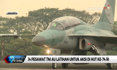 14 Pesawat TNI AU Latihan untuk Aksi di Hut Ke-74 Ri