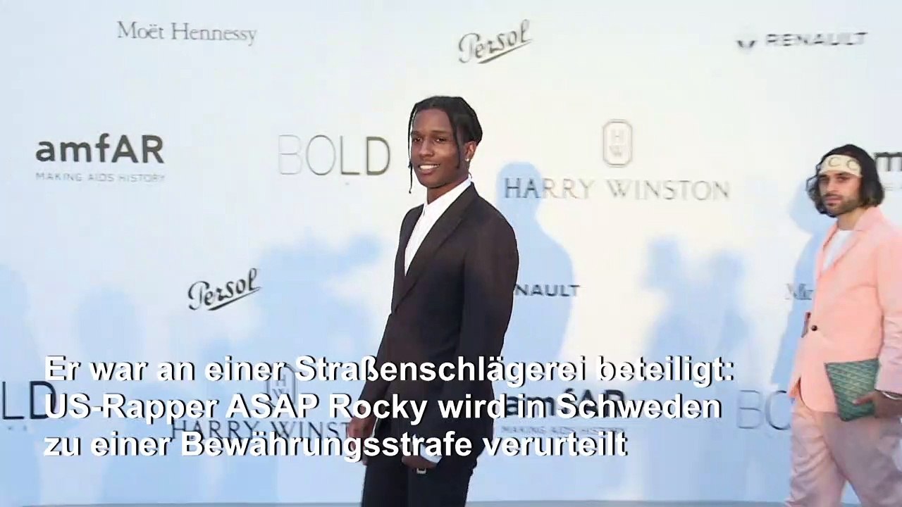 Bewährungsstrafe für US-Rapper ASAP Rocky