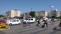 Çanakkale İskelesinde bayram dönüşü yoğunluk devam ediyor